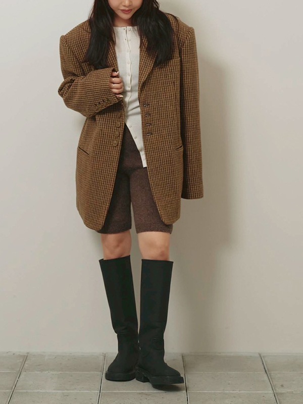 ��ͽ���ʡ�TODAYFUL �ȥ��ǥ��ե�  Wool100% Check Jacket 12620101 9������10��������ͽ�� /����󥻥������Բľ���