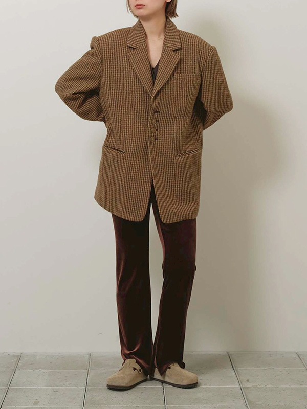 ��ͽ���ʡ�TODAYFUL �ȥ��ǥ��ե�  Wool100% Check Jacket 12620101 9������10��������ͽ�� /����󥻥������Բľ���