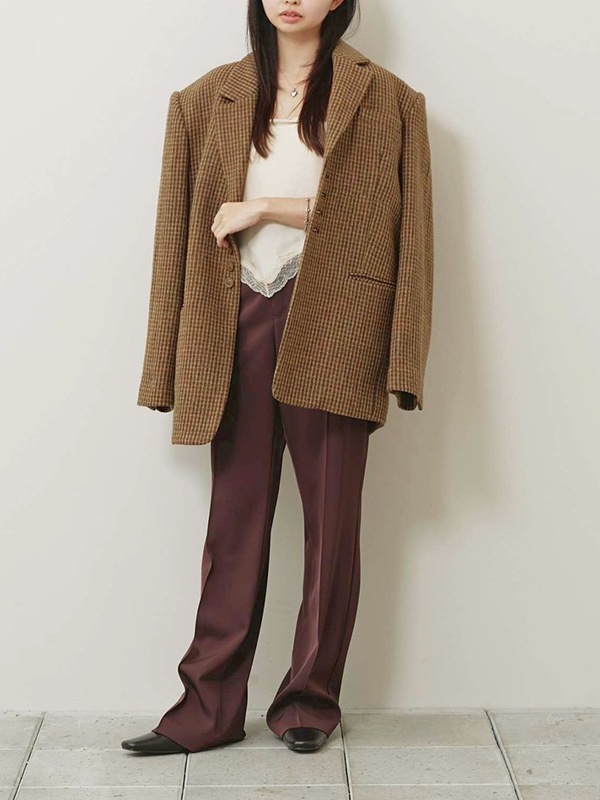 ��ͽ���ʡ�TODAYFUL �ȥ��ǥ��ե�  Wool100% Check Jacket 12620101 9������10��������ͽ�� /����󥻥������Բľ���