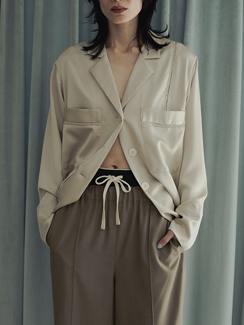 anuke ����̡���  Satin Tailored Shirts 62520406  /����󥻥������Բľ��ʡ������ˤ�15���ޤ�¨��ȯ��(���˰ʳ�)�� 