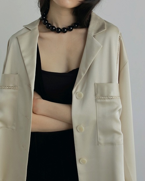 anuke ����̡���  Satin Tailored Shirts 62520406  /����󥻥������Բľ��ʡ������ˤ�15���ޤ�¨��ȯ��(���˰ʳ�)�� 