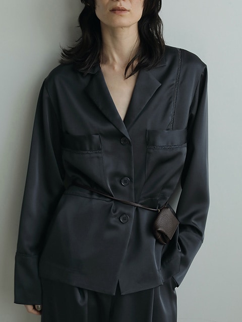 anuke ����̡���  Satin Tailored Shirts 62520406  /����󥻥������Բľ��ʡ������ˤ�15���ޤ�¨��ȯ��(���˰ʳ�)�� 