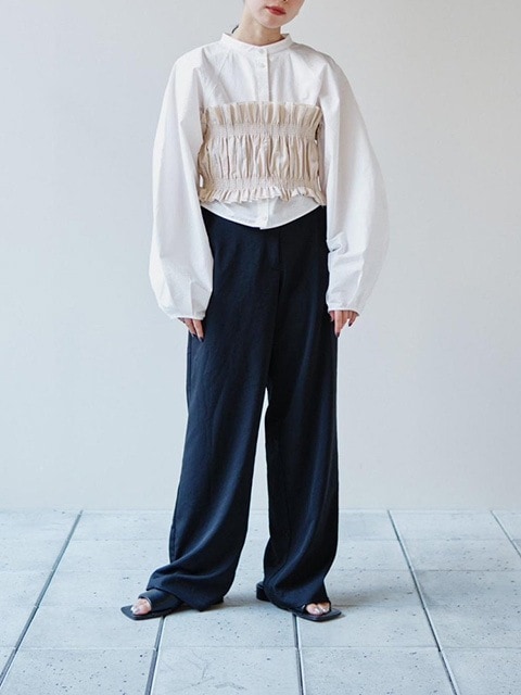 【美品】TODAYFUL Stripe Gather Bustier TODAYFUL（トゥデイフル）の「TODAYFUL Stripe Gather Bustier