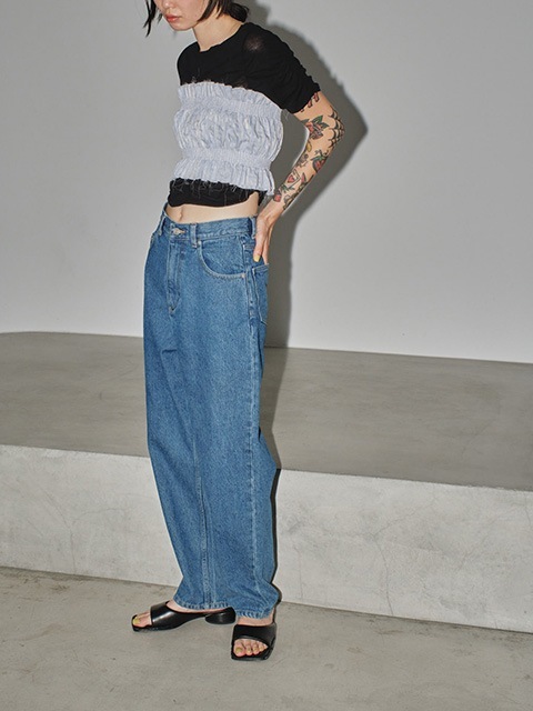 トゥデイフルStripe Gather Bustier ビスチェtodayful