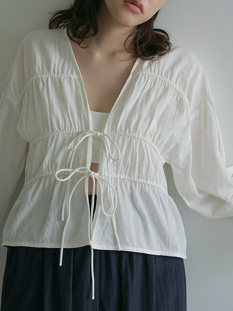 SALE50%OFF】anuke アンヌーク Vneck Lace Blouse 62510408