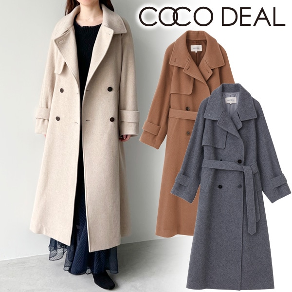 SALE20%OFF】COCODEAL ココディール/ ウールトレンチコート 73619341