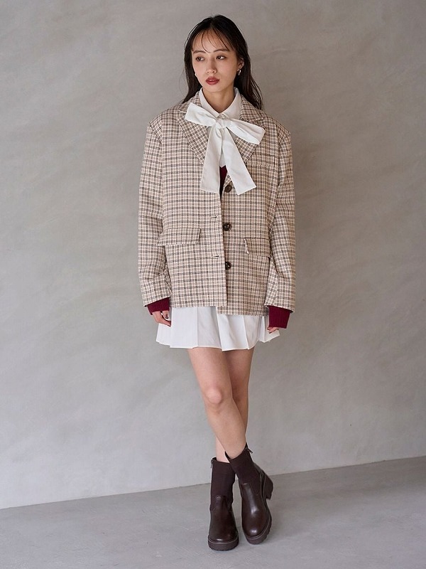 ��SALE50%OFF��SNIDEL ���ʥ��ǥ�  �Хꥨ�����С����������㥱�å� SWFJ254163 /����󥻥������Բľ��ʡ������ˤ�15���ޤ�¨��ȯ��(���˰ʳ�)��