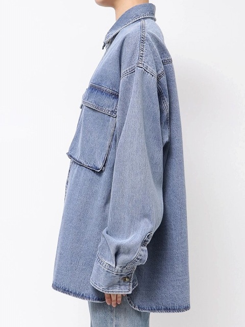 Ungrid　デニムルーズシャツ デニムルーズシャツ（シャツ/ブラウス）｜Ungrid（アングリッド）の
