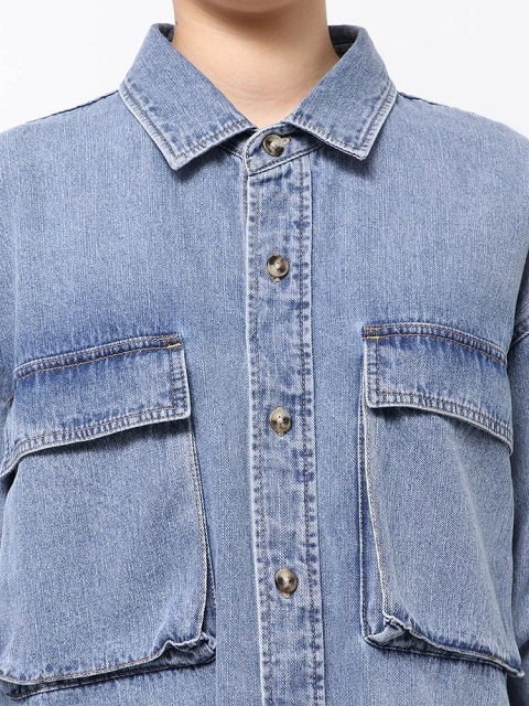 期間限定12%OFF】Ungrid アングリッド デニムルーズシャツ
