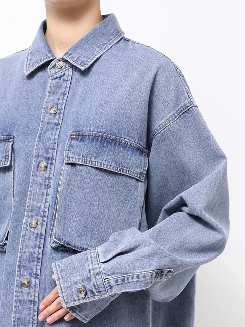 期間限定12%OFF】Ungrid アングリッド デニムルーズシャツ
