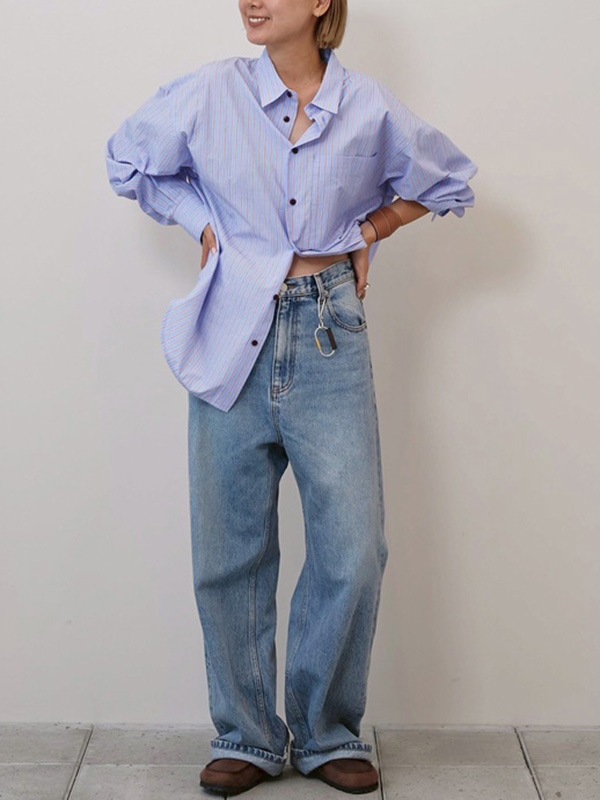 ��ͽ���ʡۡ�ͽ���ʡ�TODAYFUL �ȥ��ǥ��ե�  Stripe Pocket Shirts 12610424 4������5��������ͽ�� /����󥻥������Բľ���