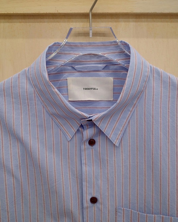 ��ͽ���ʡۡ�ͽ���ʡ�TODAYFUL �ȥ��ǥ��ե�  Stripe Pocket Shirts 12610424 4������5��������ͽ�� /����󥻥������Բľ���