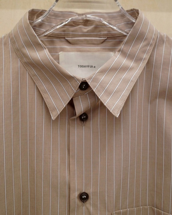 ��ͽ���ʡۡ�ͽ���ʡ�TODAYFUL �ȥ��ǥ��ե�  Stripe Pocket Shirts 12610424 4������5��������ͽ�� /����󥻥������Բľ���