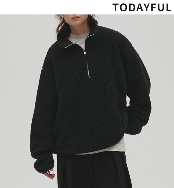 ��ͽ���ʡ�TODAYFUL �ȥ��ǥ��ե�  Napping Halfzip Blouson 12620205 11����11��������ͽ�� /����󥻥������Բľ���