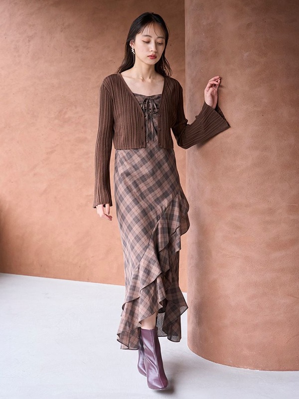 期間限定15%OFF】SNIDEL スナイデル シンプルリブカーディガン