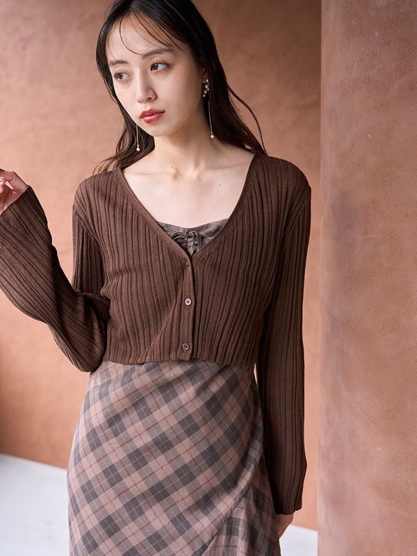 スナイデル　セール 期間限定15%OFF】SNIDEL スナイデル シンプルリブカーディガン