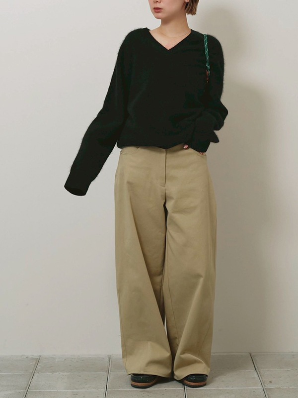 ��ͽ���ʡ�TODAYFUL �ȥ��ǥ��ե�  Woolcashmere Vneck Knit 12620508 9������10��������ͽ�� /����󥻥������Բľ���