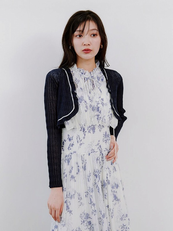 SALE50%OFF】SNIDEL スナイデル ボレロシアーカーディガン SWNT254237