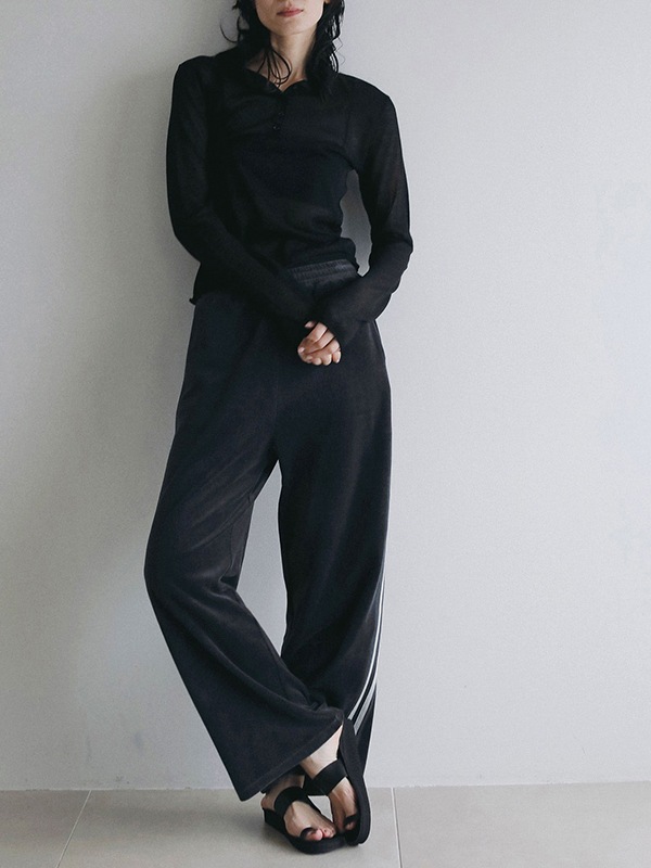 ��SOLD OUT��anuke ����̡���  Velour Track Pants 62620704  /����󥻥������Բľ��� �������ˤ�15���ޤ�¨��ȯ��(���˰ʳ�)��