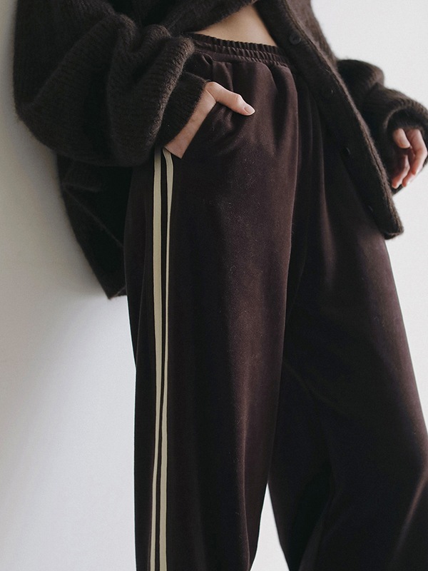 ��SOLD OUT��anuke ����̡���  Velour Track Pants 62620704  /����󥻥������Բľ��� �������ˤ�15���ޤ�¨��ȯ��(���˰ʳ�)��