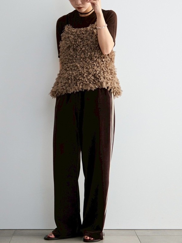 ��SOLD OUT��anuke ����̡���  Velour Track Pants 62620704  /����󥻥������Բľ��� �������ˤ�15���ޤ�¨��ȯ��(���˰ʳ�)��