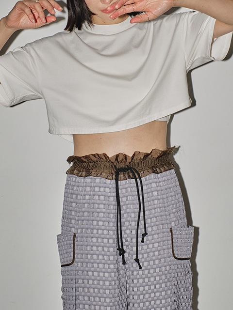 TODAYFUL トゥデイフル /Cropped Cotton T-shirts 12410605