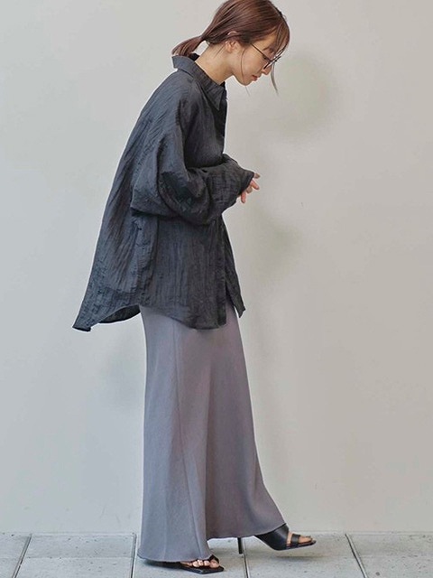 TODAYFUL トゥデイフル Crape Satin Shirts 12510402
