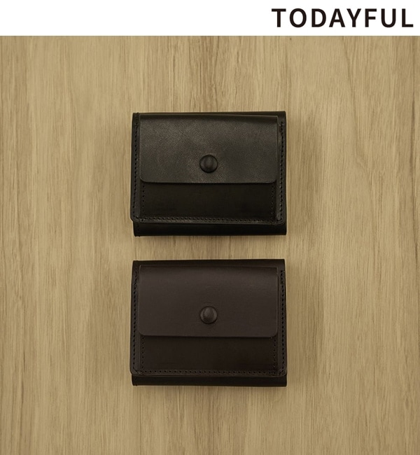 予約商品/TODAYFUL トゥデイフル Leather Compact Wallet 12511009 5月 