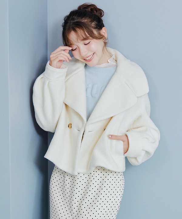 LILLIAN CARAT リリアンカラット カーリーショートコート