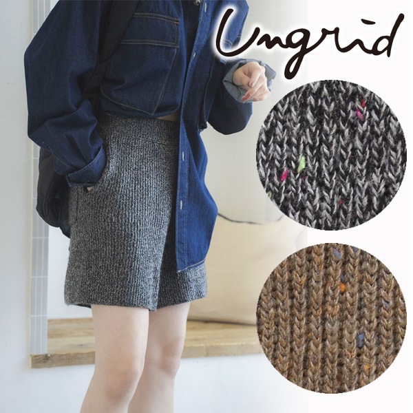 新品未使用 ungrid アングリッド ニットハーフパンツ Ungrid（アングリッド）の「ニットハーフパンツ（その他パンツ