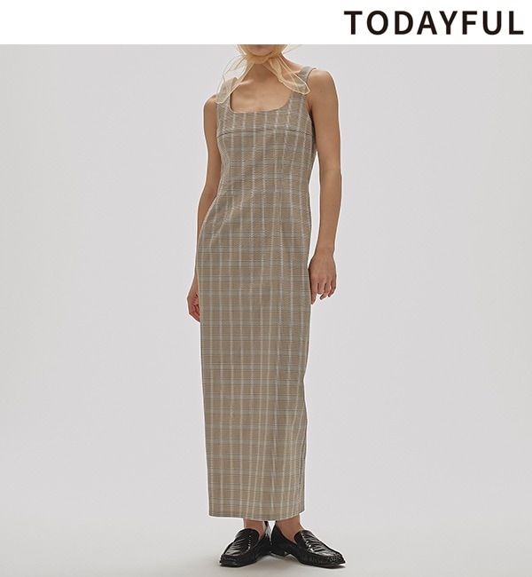 todayful Keyneck Pencil Dress 38サイズ TODAYFUL（トゥデイフル）の「Keyneck Pencil Dress（ワンピース
