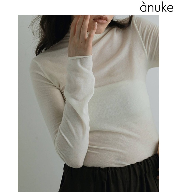 anuke ����̡���  Cashmeresilk Turtle Tops 62520616  �ͥ��ݥ�����̵�� /����󥻥������Բľ��ʡ������ˤ�15���ޤ�¨��ȯ��(���˰ʳ�)��