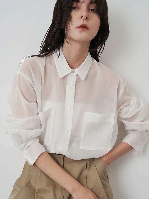 SALE50%OFF】ELENDEEK エレンディーク OVER SIZE SHEER SH オーバー