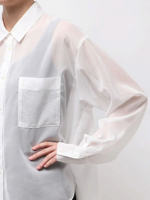 SALE50%OFF】ELENDEEK エレンディーク OVER SIZE SHEER SH オーバー