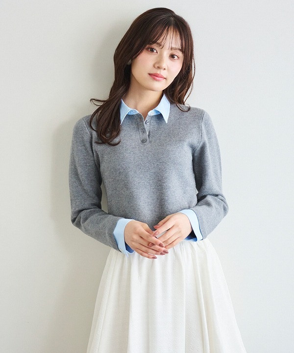 LILLIAN CARAT ボウタイリボンドッキングニット ボウタイリボンドッキングニット｜PETAL ONLINE（ペタルオンライン）