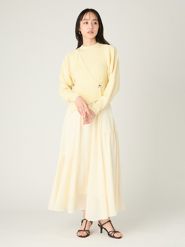 期間限定10%OFF】FRAY I.D フレイアイディー バックリボンボレロ