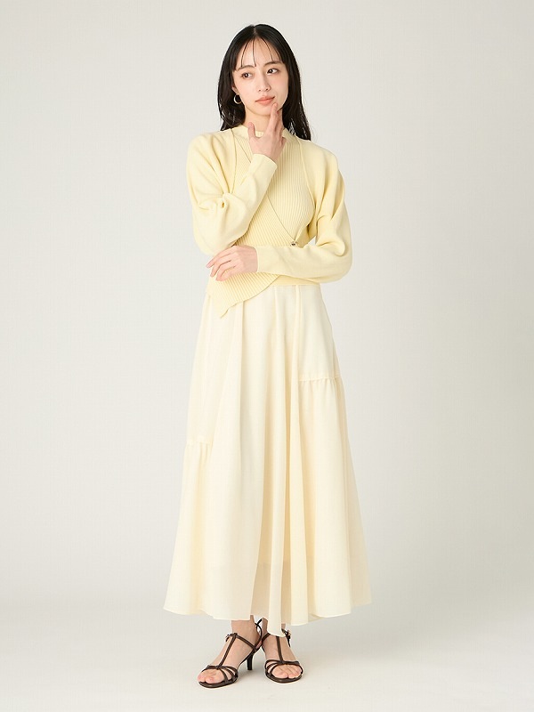 期間限定10%OFF】FRAY I.D フレイアイディー バックリボンボレロ