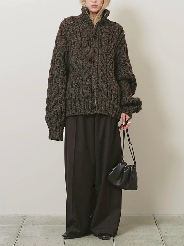 ��ͽ���ʡ�TODAYFUL �ȥ��ǥ��ե�  Volume Handknit Cardigan 12620511 10�����11��������ͽ�� /����󥻥������Բľ���
