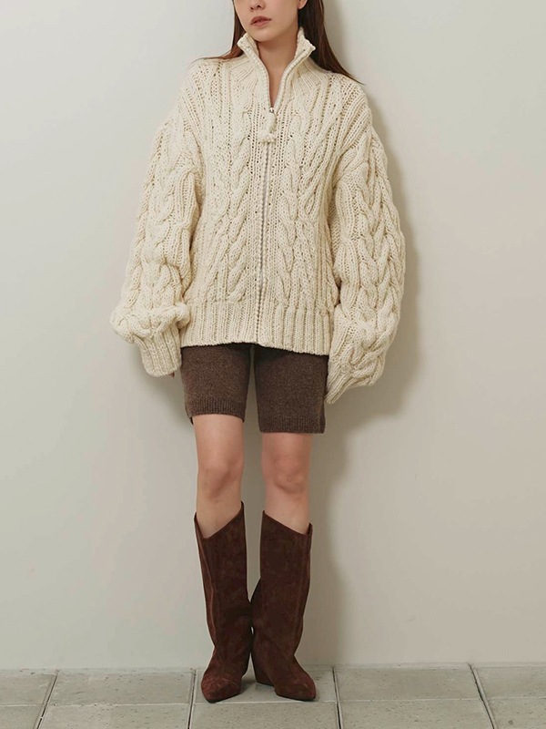 ��ͽ���ʡ�TODAYFUL �ȥ��ǥ��ե�  Volume Handknit Cardigan 12620511 10�����11��������ͽ�� /����󥻥������Բľ���