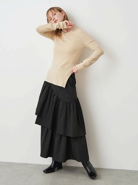 ��SALE60%OFF��ELENDEEK �����ǥ�����  GATHER TIERED SK 512450820601 /����󥻥������Բľ��ʡ������ˤ�15���ޤ�¨��ȯ��(���˰ʳ�)��