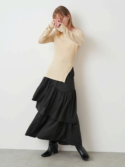 ��SALE60%OFF��ELENDEEK �����ǥ�����  GATHER TIERED SK 512450820601 /����󥻥������Բľ��ʡ������ˤ�15���ޤ�¨��ȯ��(���˰ʳ�)��