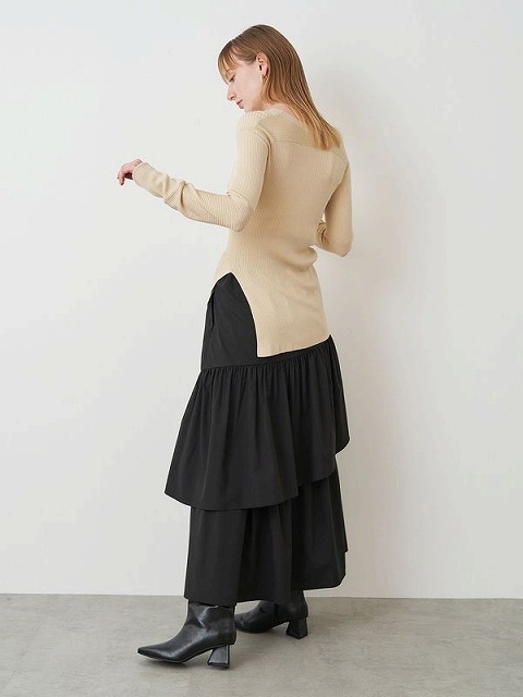 ��SALE60%OFF��ELENDEEK �����ǥ�����  GATHER TIERED SK 512450820601 /����󥻥������Բľ��ʡ������ˤ�15���ޤ�¨��ȯ��(���˰ʳ�)��