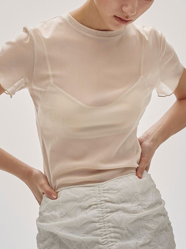トップス todayful Soft Mesh T-shirts choco TODAYFUL(トゥデイフル) / Life's online store（ライフズ