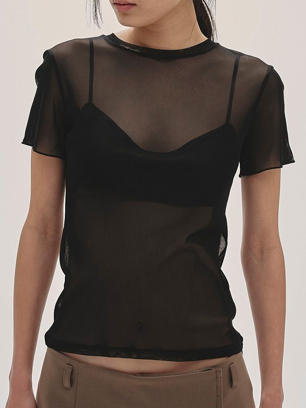 SOLD OUT】TODAYFUL トゥデイフル Soft Mesh T-shirts 12510619