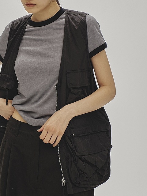TODAYFUL Compact Ringer Tee ブラック TODAYFUL(トゥデイフル) / Life's online store（ライフズ
