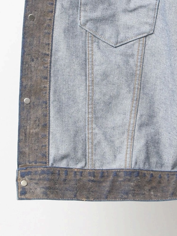 期間限定10%OFF】Ungrid アングリッド フロッキー起毛デニムジャケット