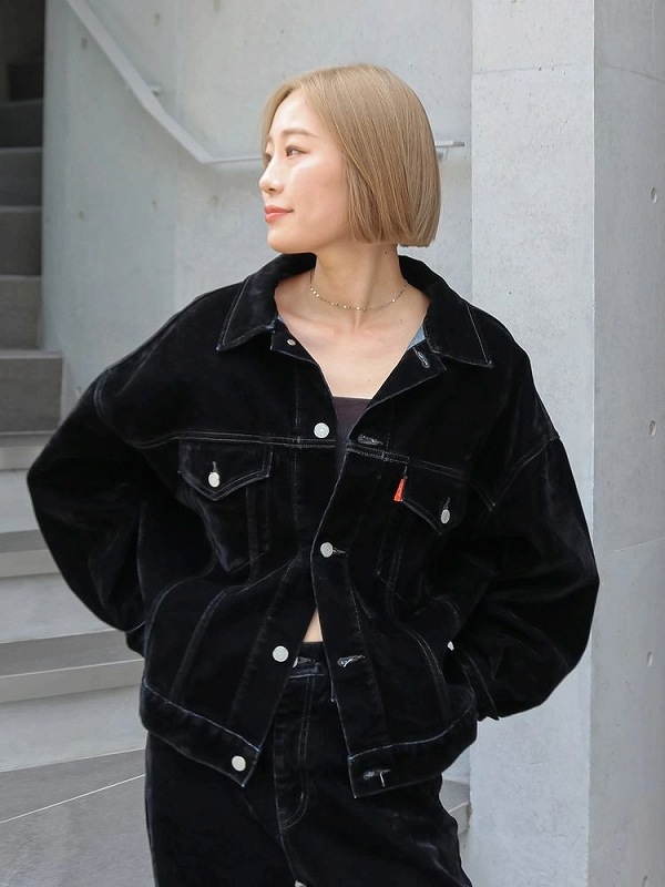 期間限定10%OFF】Ungrid アングリッド フロッキー起毛デニムジャケット