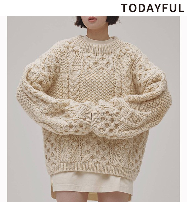 ��ͽ���ʡ�TODAYFUL �ȥ��ǥ��ե�  Pattern Hand Knit 12620512 10�����11��������ͽ�� /����󥻥������Բľ���