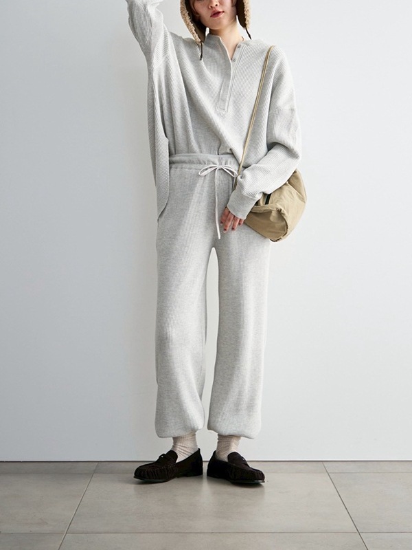 anuke ����̡���  Waffle Wide Pants 62620711  /����󥻥������Բľ��� �������ˤ�15���ޤ�¨��ȯ��(���˰ʳ�)��