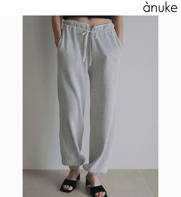 anuke ����̡���  Waffle Wide Pants 62620711  /����󥻥������Բľ��� �������ˤ�15���ޤ�¨��ȯ��(���˰ʳ�)��